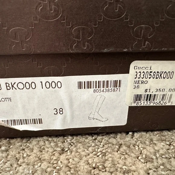 Rare Gucci Black Leather Riding Boots With Horse Bit Detail - Picture 5 of 5